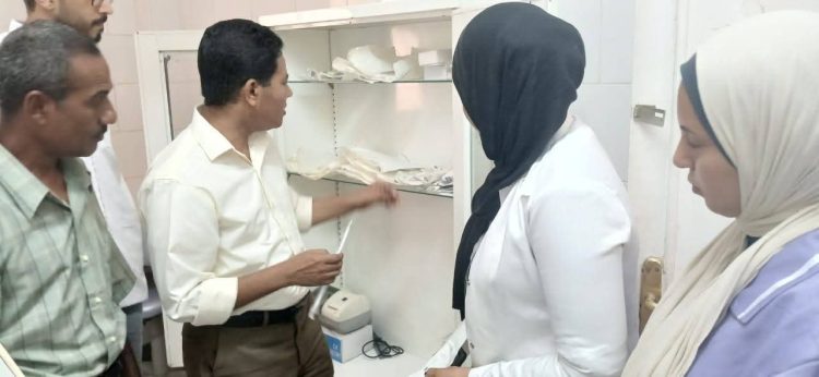 مديرية الصحة بالأقصر تتابع انتظام الخدمات بوحدة مدامود العجوز الصحية