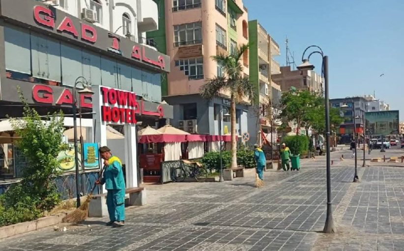 على قدمًا وساق.. البحر الأحمر تتابع أعمال النظافة بأحياء الغردقة