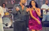 بـ جيب شورت.. أحمد سعد يشعل حفل مراسي وتشاركه روبي الرقص