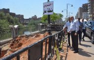جولة ميدانية لمتابعة أعمال الإصلاح بكورنيش طنطا في محافظة الغربية