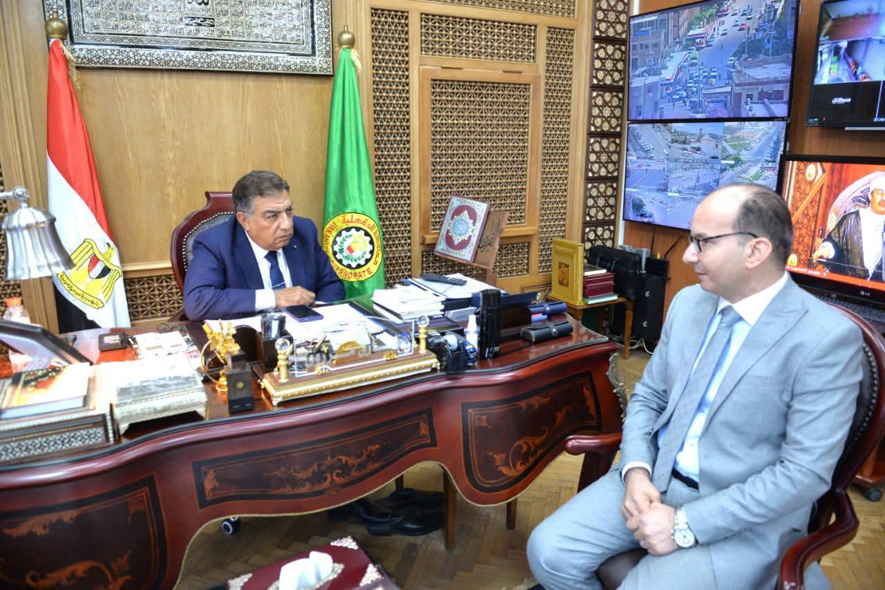 محافظ الدقهلية يستقبل وكيل وزارة الصحة الجديد ويشدد على تحسين الخدمة الطبية
