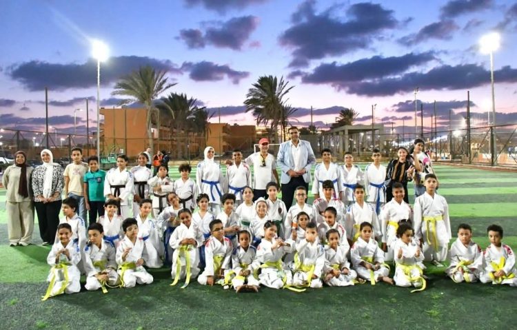 مديرية الشباب والرياضة ببورسعيد تتابع اختبارات ترقية أحزمة الكاراتيه للناشئين