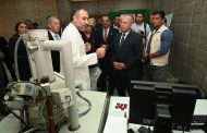 وزير الصناعة والنقل يتفقد معهد التبين للدراسات المعدنية