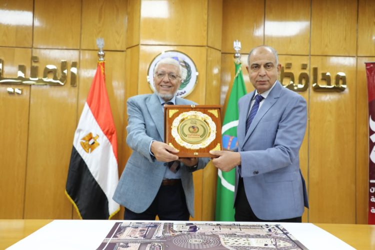 محافظ المنيا يعلن عن خطة تطوير ميدان الشهداء ومدخل المدينة الشرقي