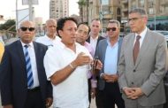 محافظ الجيزة يتفقد موقع حفر كابلات الكهرباء لدعم محطة مياه جزيرة الدهب
