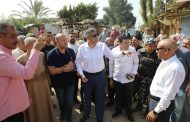 محافظ الجيزة يتفقد موقع محطة قطار نكلا بمركز منشأة القناطر