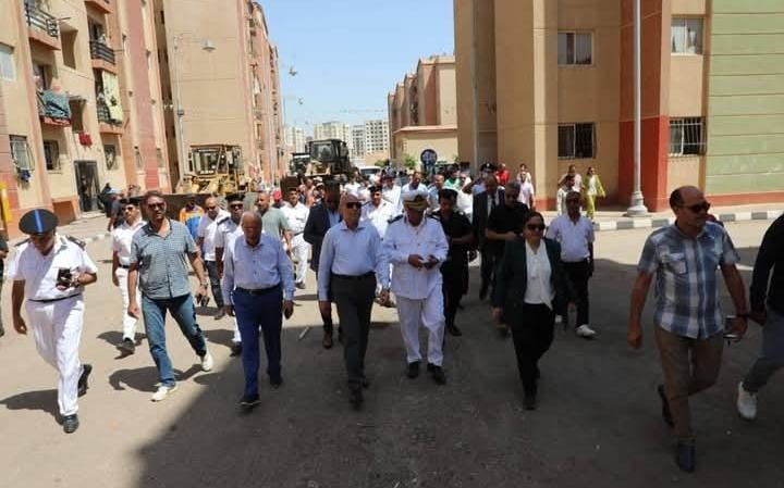 محافظة القاهرة تواصل حملاتها المكبرة لإعادة الانضباط بمدينة معًا المطورة