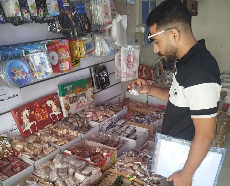 ضبط حلوى المولد المخالفة بديرمواس خلال حملة تفتيشية موسعة
