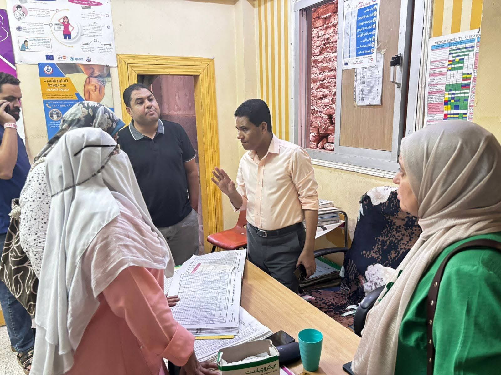 وكيل صحة الأقصر يتفقد وحدات البياضية لمتابعة المبادرات الرئاسية والخدمات الصحية