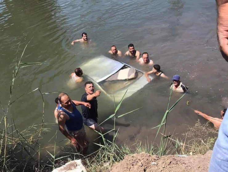 مصرع وإصابة شخصان إثر انقلاب سيارة ملاكي بمياه ترعة بكفرالشيخ 