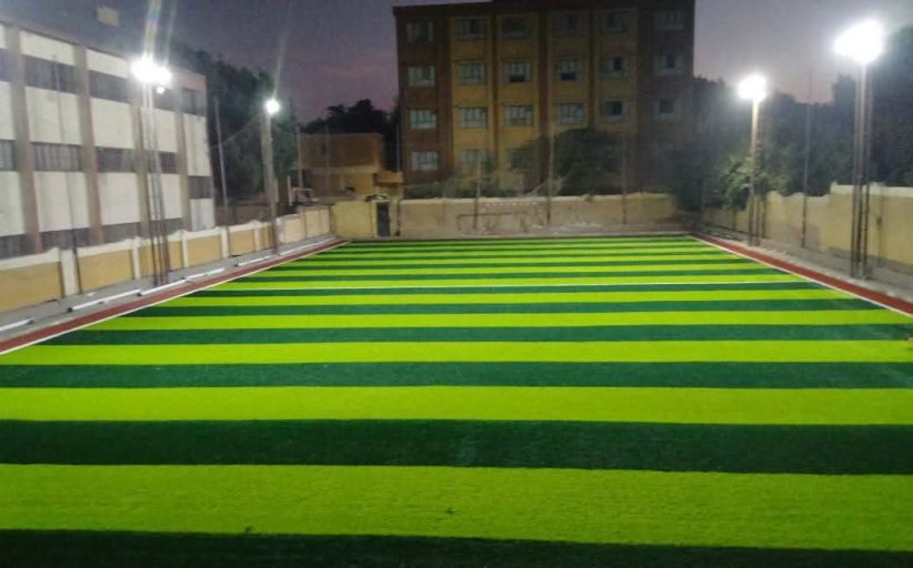 محافظة أسيوط تنتهي من تطوير ملعب خماسي بمركز البداري