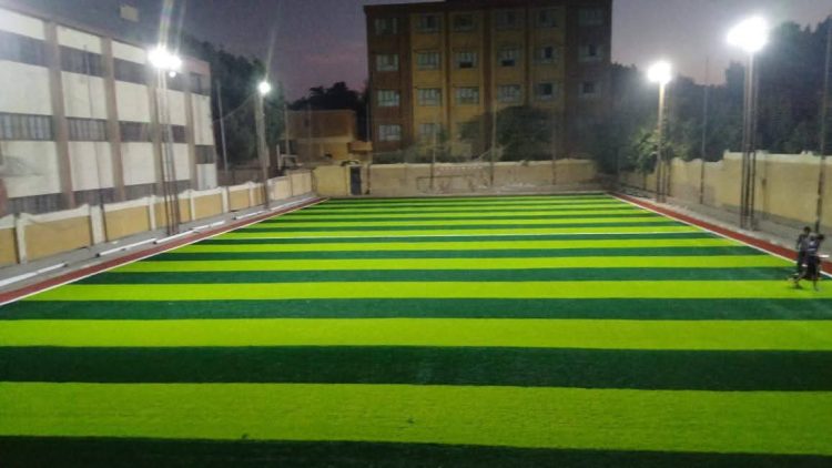 محافظة أسيوط تنتهي من تطوير ملعب خماسي بمركز البداري