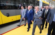 وزير الصناعة والنقل يفتتح خط إنتاج جديد لشركة MCV لتصنيع وتصدير الأتوبيسات الكهربائية