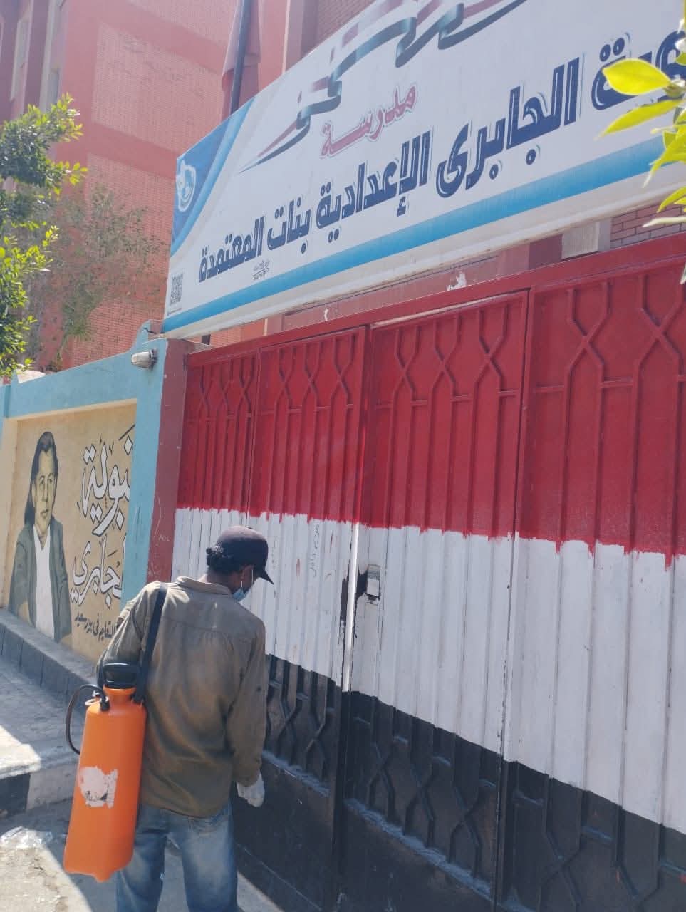 رئيس مدينة بورفؤاد يتابع استعدادات رفع كفاءة المدارس للعام الدراسي الجديد