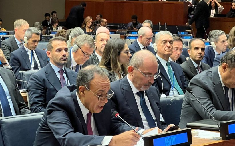 وزير الخارجية يشارك في الاجتماع رفيع المستوى للتحالف الدولي لتنفيذ حل الدولتين