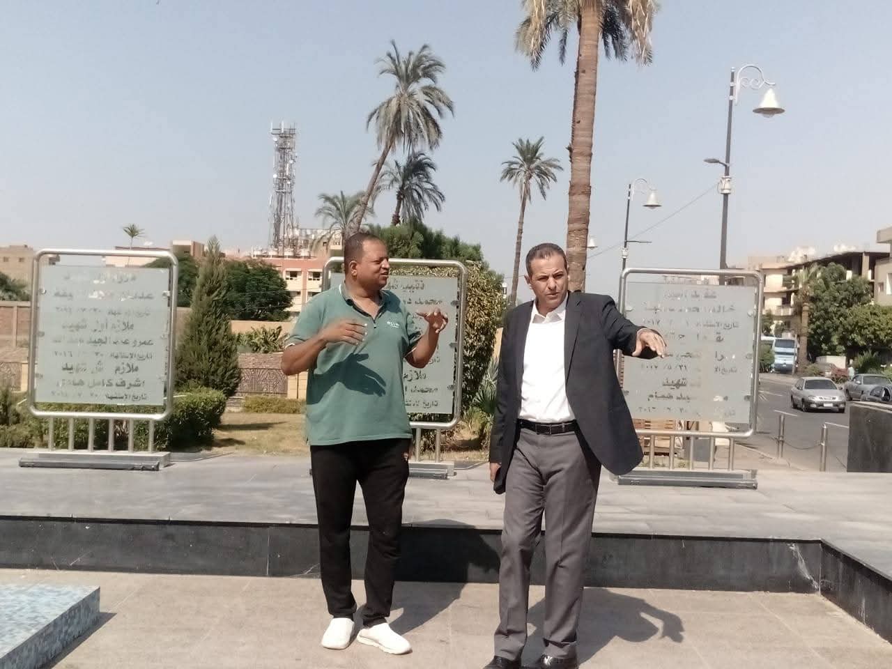 تزامنًا مع احتفالات الـ6 من أكتوبر.. الأقصر تقوم بأعمال النظافة والتشجير للنصب التذكاري للشهداء