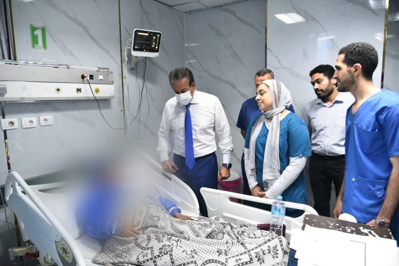 وزير الصحة : نهاء عقود شركتي النظافة والأمن لقصور الأداء بمستشفى الهرم التخصصي