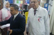 وكيل وزارة الصحة بدمياط في جولة تفقدية لمتابعة استعدادات المستشفى لإجازة المولد النبوي
