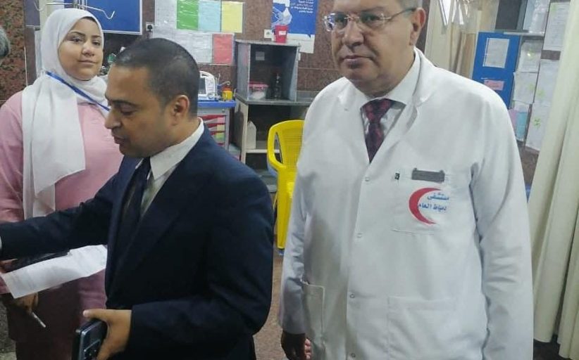 وكيل وزارة الصحة بدمياط في جولة تفقدية لمتابعة استعدادات المستشفى لإجازة المولد النبوي