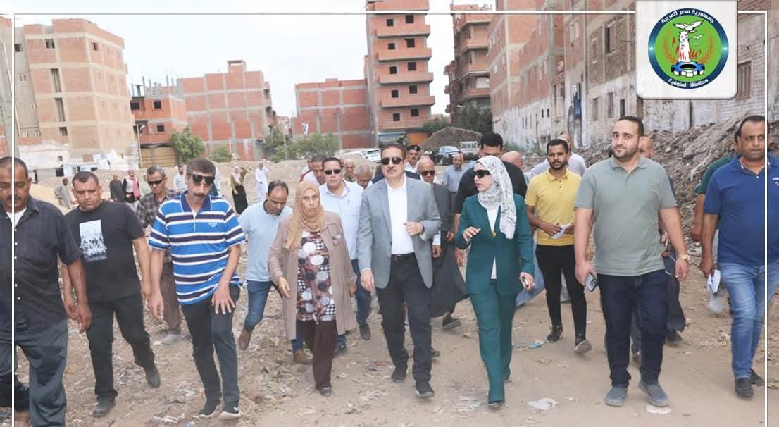 محافظ المنوفية يتابع المشروعات التعليمية والخدمية ويشدد على جودة التنفيذ