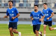 الزمالك يختتم تدريباته قبل مواجهة المصري