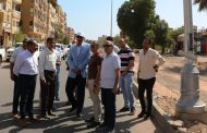 استعدادًا للموسم السياحي الجديد.. محافظ أسوان يتفقد أعمال تطوير وتوسعة طريق السادات