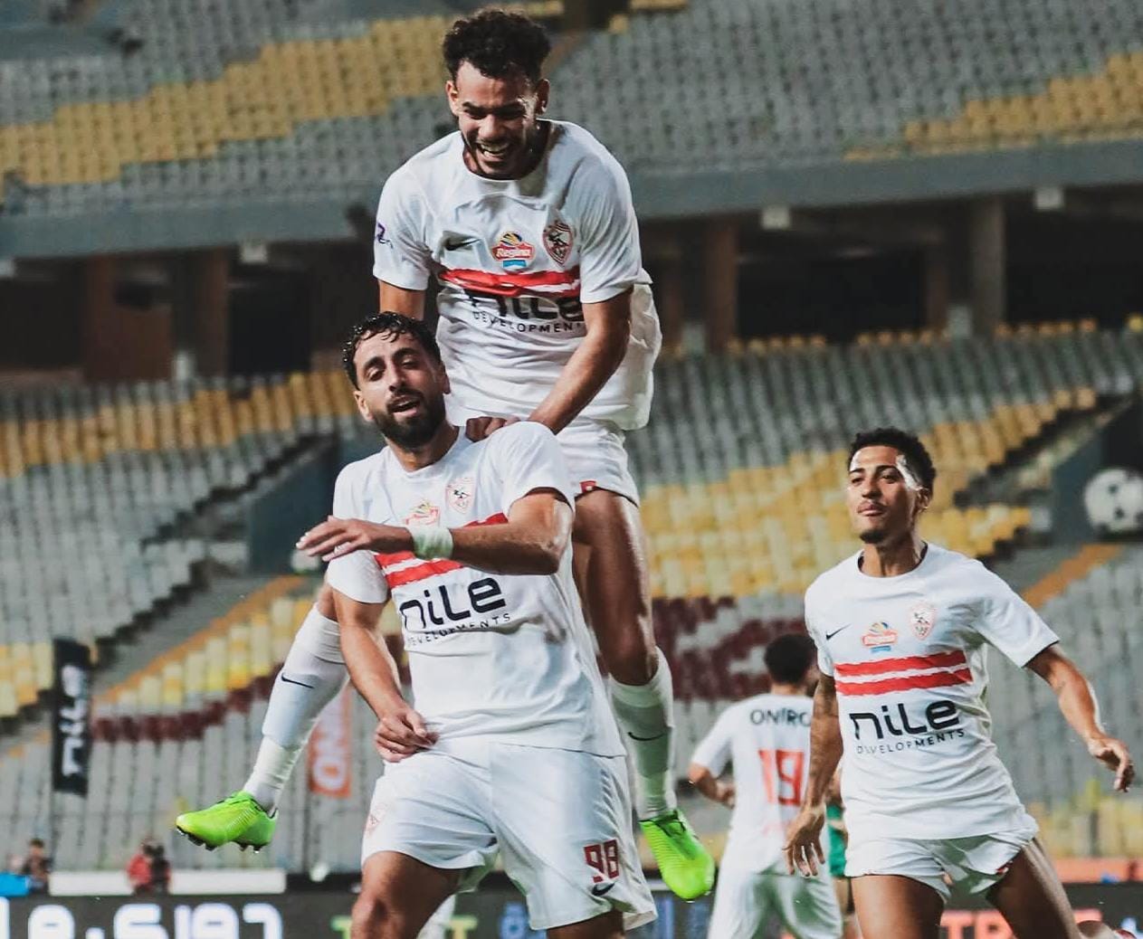 الزمالك يتقدم على المصري البورسعيدي في الشوط الأول