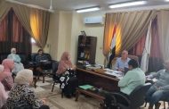 رئيس مدينة إهناسيا يتابع ملفات التصالح ومشروعات البنية التحتية ورصف الطرق