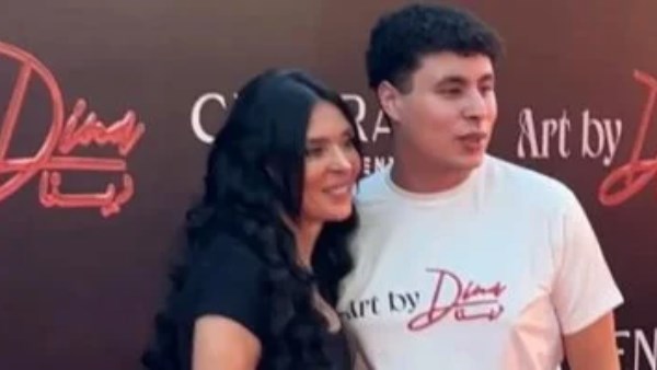 نجل الفنانة دينا طلعت يخطف الأنظار بإفتتاح أول أكاديمية