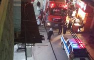 انهيار جزئي لعقار سكني بحارة اللبان في شارع مولد النبي بالزقازيق 
