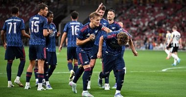 آرسنال يتفوق على أولمبياكوس بثنائية نظيفة في دوري أبطال أوروبا