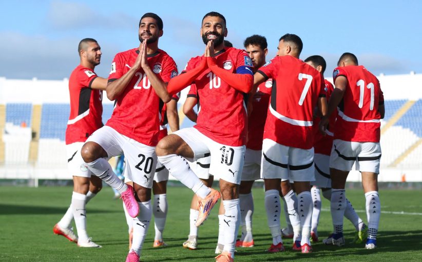 منتخب مصر يفرض سيطرته على جيبوتي بثنائية في الشوط الأول