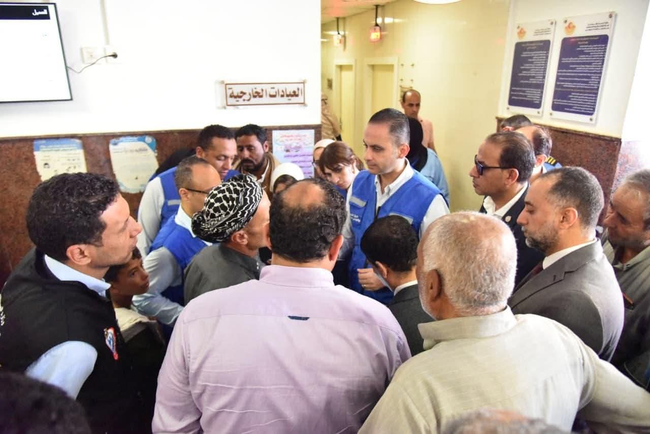 نائب وزير الصحة يتفقد مستشفى ووحدة طب أسرة بئر العبد  بشمال سيناء
