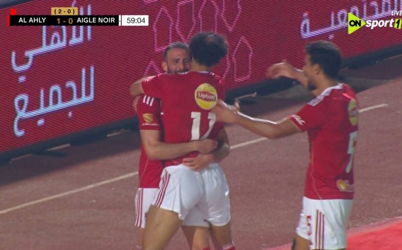 عمر كمال يتقدم لـ النادي الأهلي على ايجل نوار البوروندي في دوري أبطال أفريقيا