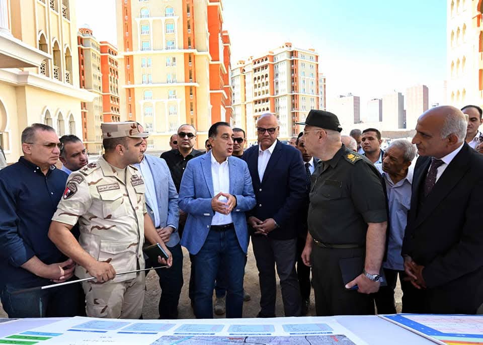 رئيس الوزراء يتفقد الموقف التنفيذي للمشروعات التنموية والخدمية بالقليوبية