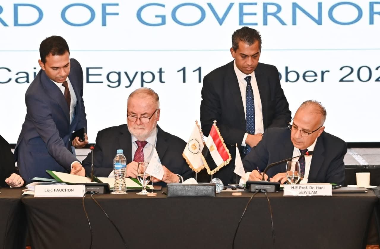 توقيع مذكرة تفاهم بين وزارة الري والمجلس العالمي للمياه