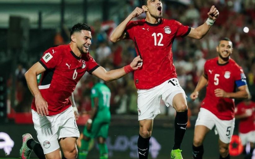 مصر تتقدم بهدف في الشوط الأول على غينيا بيساو بتصفيات كأس العالم