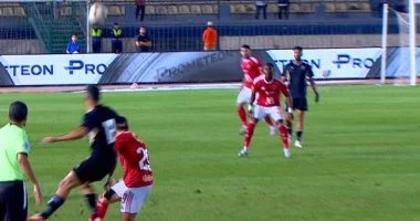 الأهلي يتعثر أمام بتروجيت بهدف مبكر في الشوط الأول بالدوري المصري