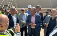 نائب وزير الإسكان يتفقد محطة معالجة الصرف الصحي بالجبل الأصفر