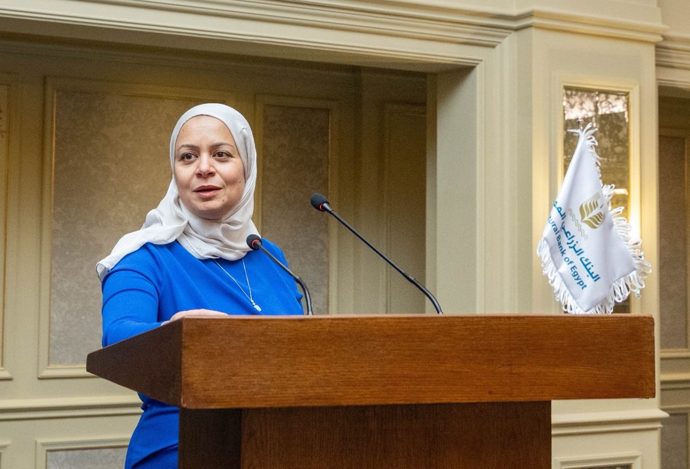 غادة مصطفى نائب الرئيس التنفيذي  البنك الزراعي المصري سيشهد طفرة غير مسبوقة في مستويات الأداء الفترة المقبلة