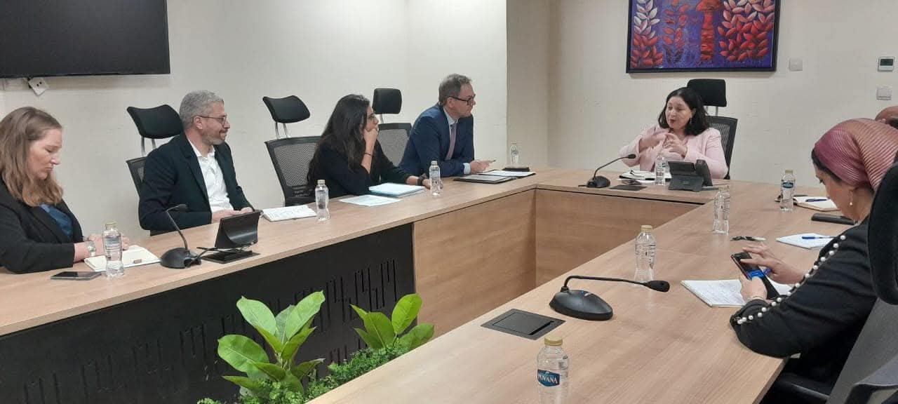 نائبة وزيرة التضامن تبحث مع رئيس التعاون الإنمائي الألماني مجال بناء القدرات المؤسسية داخل الوزارة