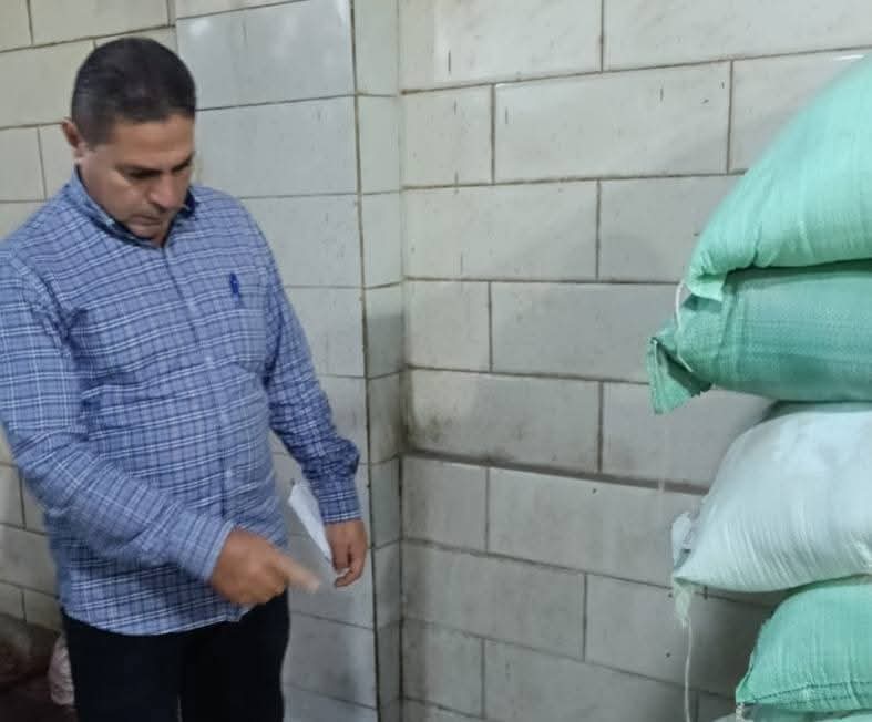 تموين البحيرة يضبط تصرفًا غير قانوني في 10 أطنان نخالة بدمنهور