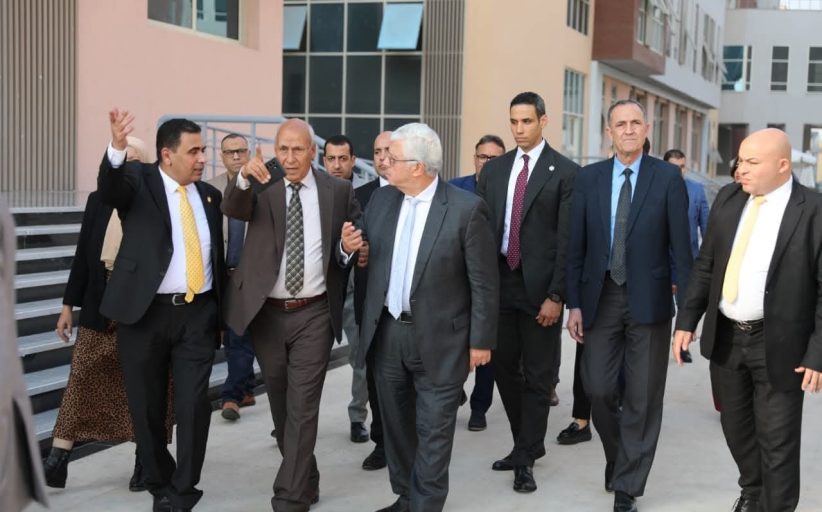 وزير التعليم العالي يتفقد جامعة ساكسوني مصر للعلوم التطبيقية والتكنولوجيا