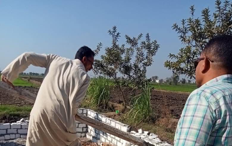 إزالة 3 حالات تعدٍ على الأراضي الزراعية بدمنهور ضمن جهود حماية الرقعة الزراعية