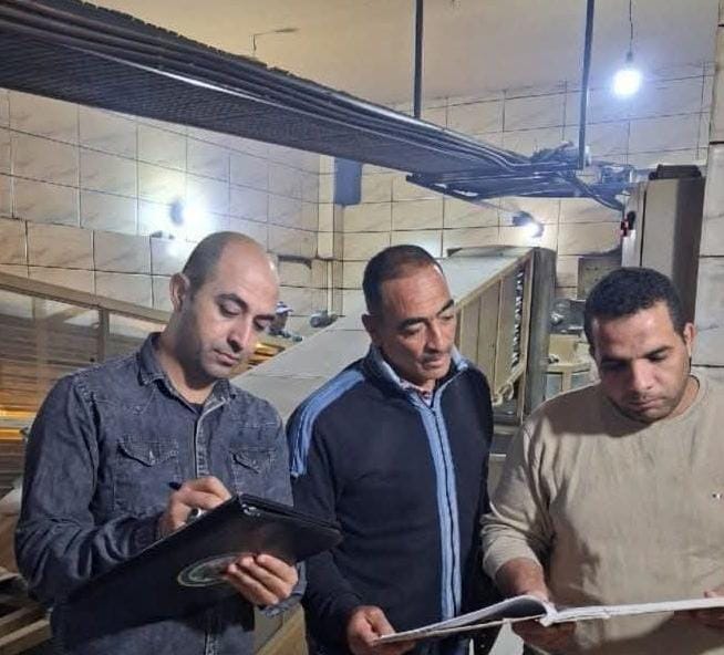 تموين البحيرة يواصل حملاته الرقابية المكثفة على المخابز والأسواق بإيتاي البارود