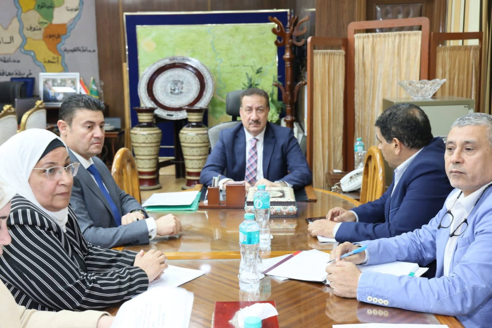 محافظ المنوفية يعقد اجتماع لمناقشة معوقات بعض المشروعات ضمن مشروعات 