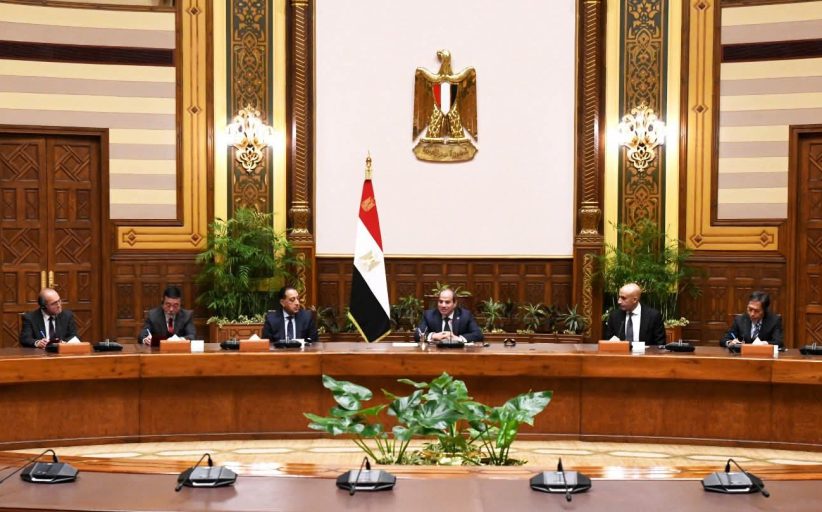 الرئيس السيسي يبحث مع مجموعة خبراء التعليم اليابانيي فرص دعم العملية التعليمية في مصر