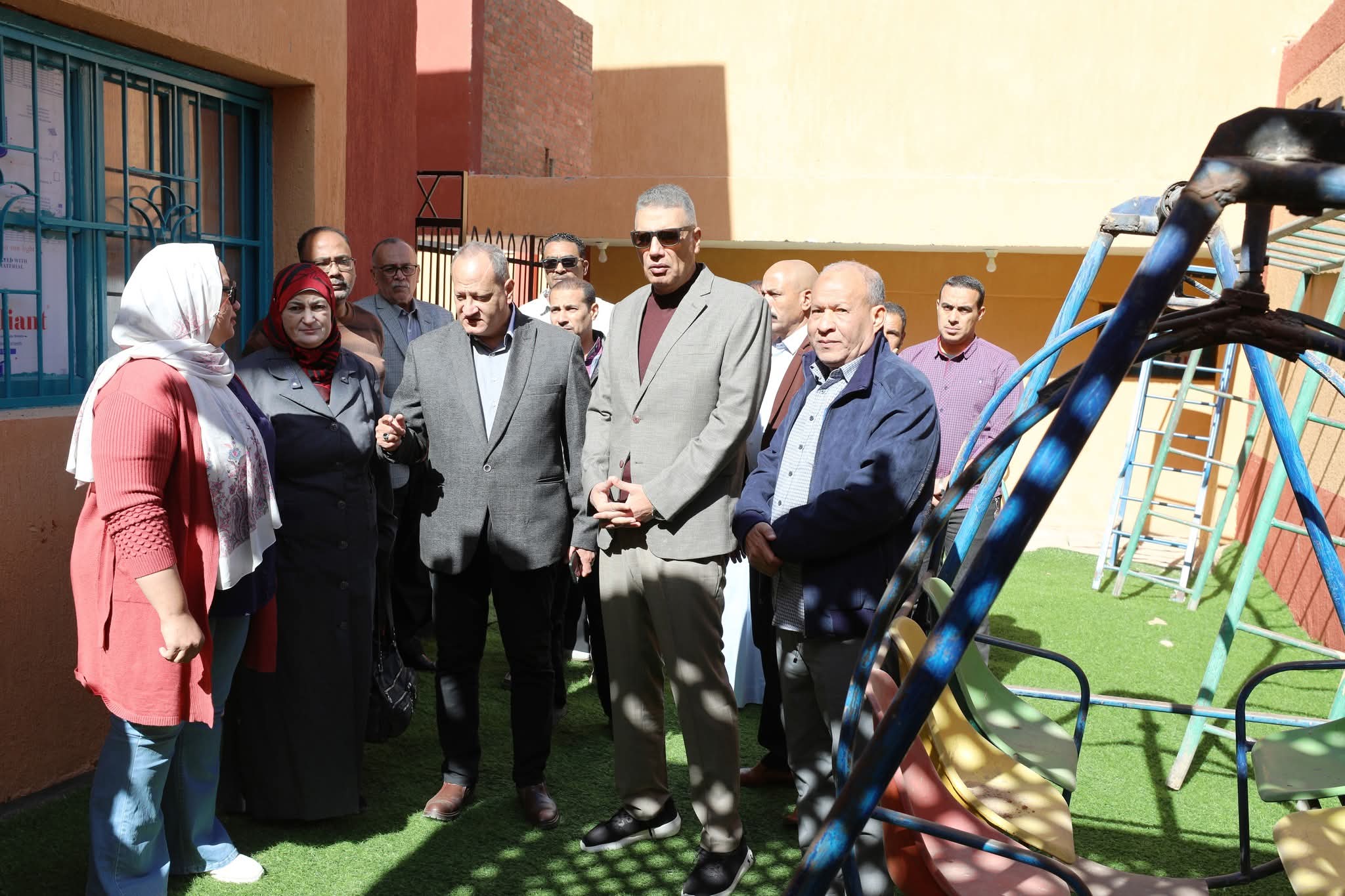 أسوان تُنهي تطوير مدرسة أبا زيد في وقت قياسي استعدادًا لعودة التلاميذ