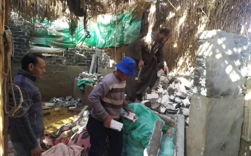 محافظة المنوفية تستمر في إزالة عدد من حالات التعدي علي الأراضي الزراعية