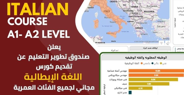 «تطوير التعليم بالوزراء» يعلن إطلاق برنامج مجاني لتعلم اللغة الإيطالية لتأهيل الشباب لسوق العمل الدولي